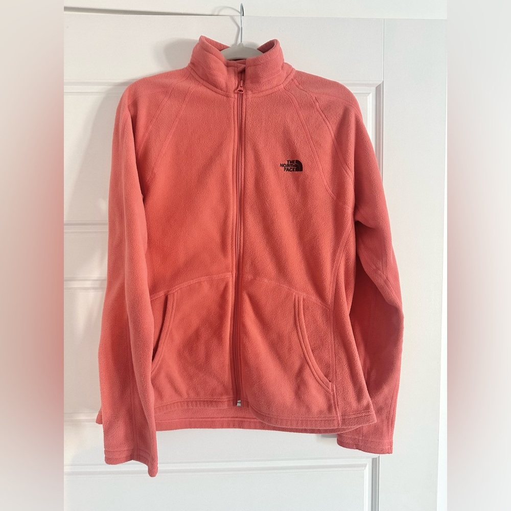 Women’s north face fleece zip up jacket